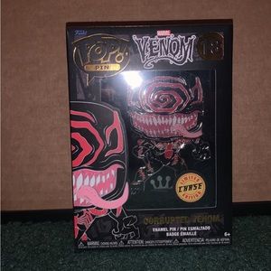 Corrupted Venom CHASE glows in the dark Pop Pin!